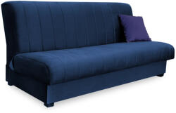  Ágyazható kanapé sötétkék színben, velúr kárpittal SIGMA (PPHUE-PICCOLO-KRONOS9-WER)