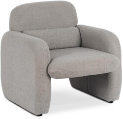 Mebel Elite Pihenőfotel szürke színben, bouclé kárpittal TOGO (ME-TOGO-P-TB-FW)