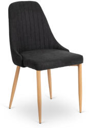  Szék fekete színben. TORINO (ME-TORINO-CZ-D-T-K)