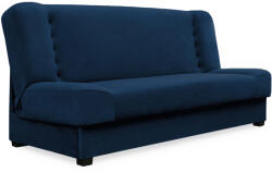  Ágyazható kanapé sötétkék színben, velúr kárpittal PIANO (PPHUE-DOROTKA-KRONOS9-WER)