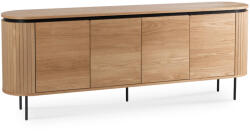  Komód 200 cm méretben, négyajtós kivitelben, tölgy színben BECK (ME-BECK-D-KOM200)