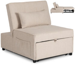  Dönthető, alvófunkciós fotel iberis 80 cm bézs, fotel (ME-IBERIS-BZ-T-FW80)