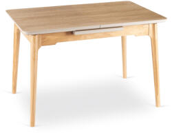 Mebel Elite Kihúzható kerámia étkezőasztal 120-160 cm méretben, tölgy színben SAMER (ME-SAMER-D-D-CER-S120-160)