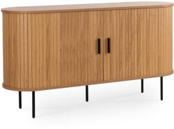  TRISH komód 140 cm, kétszárnyú tolóajtós, tölgy (ME-TRISH-D-KOM140)