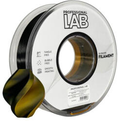  PLA SILK FEKETE-ARANY dual color (kétszínű) filament - 1kg - átmérő 1, 75mm +/- 0, 03mm / Professional Labs
