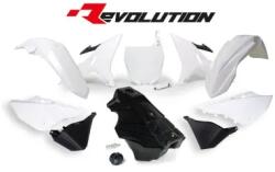 RTECH PLASTIC KIT 7 PCS includes black gas tank, gas cap and front plate adapter - R-KITYZ0-BN0-016 (R-KITYZ0-BN0-016)