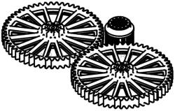 Thule Slide-Out Step G2 12V fogaskerék szett - 1500603648 (FFB-603648)
