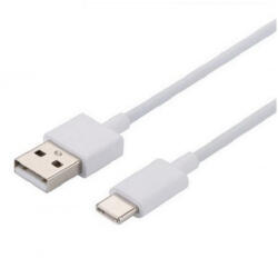  USB töltő- és adatkábel, USB Type-C, 100 cm, Xiaomi, fehér, gyári