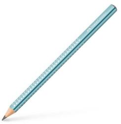 Faber-Castell Grafitceruza, B, háromszögletű, FABER-CASTELL "Sparkle Jumbo", metál óceánkék (TFC111662) - pritone