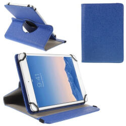  Univerzális TabletPC tok, mappa tok, 9-10", stand, elforgatható (360°), sötétkék