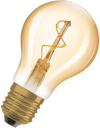 OSRAM A60 Vintage E27 LED izzó 1.8W 30lm 2200K Meleg 320° Borostyánszínű Izzószál Vintage 1906 Osram (4099854551826)