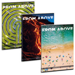 Ars Una vonalas füzet A4 - Countries from above