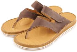 Vlnka Női egészségügyi bőr papucs Vénusz, barna felnőtt cipő méret 37