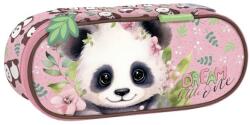 DERFORM Pandás ovális tolltartó - Dream (P1APA10) - iskolataskawebshop
