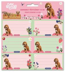 Ars Una füzetcímke 3×6 db-os - Cuki állatok - Doggie (53834584)