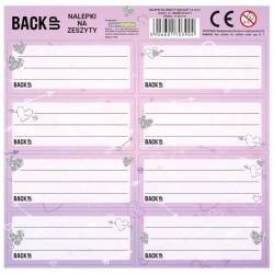 DERFORM BackUp füzetcímke 8 db-os - Silver Hearts (NNZB7A32)