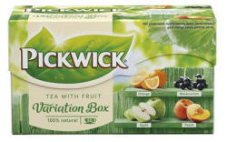Pickwick Fekete tea, 20x1, 5 g, PICKWICK "Variációk Zöld", narancs, feketeribizli, alma, őszibarack (KHK872)