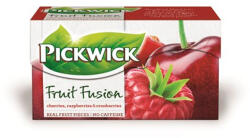 Pickwick Gyümölcstea, 20x2 g, PICKWICK "Fruit Fusion", meggy-áfonya-málna (KHK462)