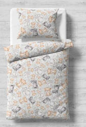  2 részes pamut ovis ágynemű huzat - 90x130 cm / szafarikölyök - bézs