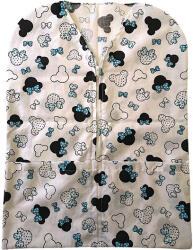  Ovis vállfazsák 100% pamut Fehér alapon egérfejes mintával