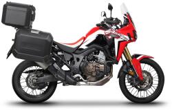 Shad Set complet cutii aluminiu laterale, 36L 47L SHAD TERRA NEGRU, include kit montare SHAD HONDA CRF 1100 Africa Twin (261325)