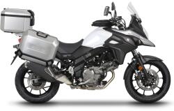 Shad Set complet de cutii de aluminiu SHAD TERRA, 48L cutie centrala si 36L 36L cutii laterale, incluzand kit montaj si placa SHAD SUZUKI DL 1000 V-Strom DL 1050 V-Strom (261884)