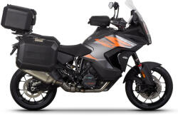 Shad Set complet cutii aluminiu SHAD TERRA (negru), 37L cutie centrala 36L 47L cutii laterale, incluzand kit montare si placa SHAD KTM Super Adventure 1290 (R, S) (261366)