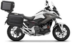 Shad Set complet de cutii de aluminiu, SHAD TERRA NEGRU, 48L cutie centrala si 47L 47L cutii laterale, incluzand kit de montaj si placa SHAD HONDA NC 750 X (261825)