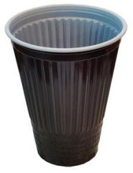  Műanyag pohár, automatába, 1, 5 dl, 100 db, barna (KHMU225) - fiorex