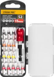 Strend Pro Set biti Strend Pro S2, 15 piese 25 mm cu adaptor magnetic (2250276) Surubelnita