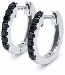 White & Black Karika fekete gyémánt fülbevaló - 0, 26 karát (AU14451)