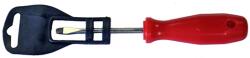 Strend Pro Surubelnita plata 1, 2x8x250 mm, maner plastic rosu, Strend Pro (225753) Surubelnita