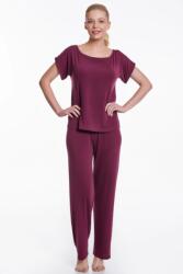 Luisa Moretti LIVIA női pizsama bambuszból L Bordó