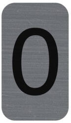 EXACOMPTA Információs tábla, öntapadó, 2, 5x4, 4 cm, alumíniumhatású, EXACOMPTA, 0-ás