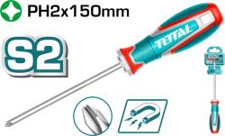 TOTAL Surubelnita Phillips PH2 TOTAL, varf magnetic, otel S2, 150 mm, industrial (TSDPH2150) Surubelnita