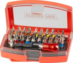 Strend Pro Set biti Strend Pro 32 piese, 25 mm, otel S2, cu suport si adaptor (2250279) Surubelnita