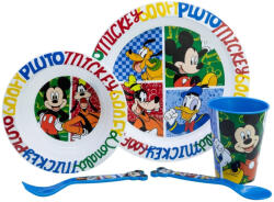 Stor Disney Mickey 5 részes műanyag mikrózható étkészlet (81150)