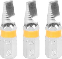 Strend Pro Set biti drepti Strend Pro 1, 0x6, 0 mm, 3 bucati pentru surubelnita (2250243) Surubelnita
