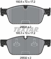 TEXTAR Set placute frana TEXTAR 2553103 (2553103)
