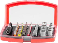 Strend Pro Set biti si tubulare Strend Pro, 34 piese, 25 mm, S2/CrV, cu suport (2250280) Surubelnita
