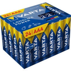 VARTA Elem, AAA mikro, 24 db, műanyagmentes, VARTA "Longlife Power (4903121134) - iroszer24
