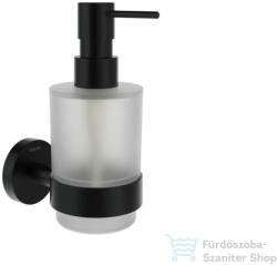 RAVAK Kona KN 231 szappanadagoló-tartó adagolóval, matt fekete X07P1310 (X07P1310)