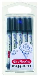 Herlitz Patroane universale My Pen Herlitz, albastre, set 5 bucati (JOC7517)