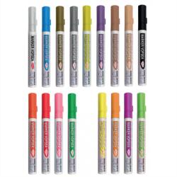 Daco Marker cu vopsea, universal, varf 1-2 mm, diverse suprafete Galben (MK501G)