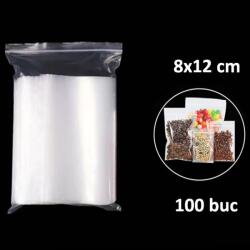 Procart Set 100 bucati pungi Zip cu fermoar 80x120 pentru ambalare (PACK80120)