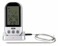 ProCart Termometru digital cu sonda, citire instantanee, Wireless, ecran LCD (594216)