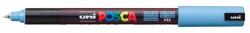 uni Marker varf subtire 0.7 mm, vopsea solubila, culori opace Albastru glaciar (M1262)