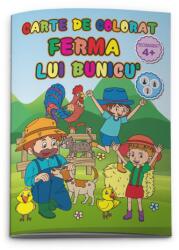 ArtPress Carte de colorat pentru copii, Ferma lui Bunicu, format A4, 24 pagini carton 120 g/mp (770176)