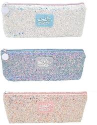 S-Cool Penar scolar, borseta cu paiete si glitter, diverse culori, 20x8x3, 5 cm (JOC33195) Penar