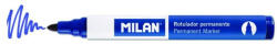 MILAN Marker permanent pe baza de alcool, varf rotund 2 mm, albastru (16429121)